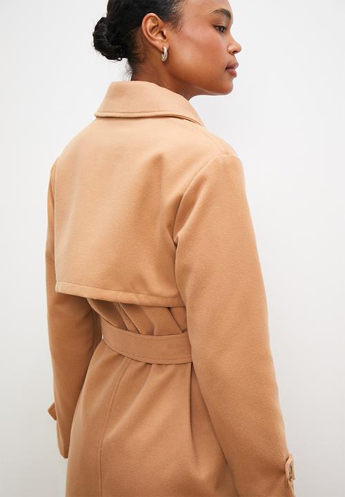 edit - Belted coat - camel