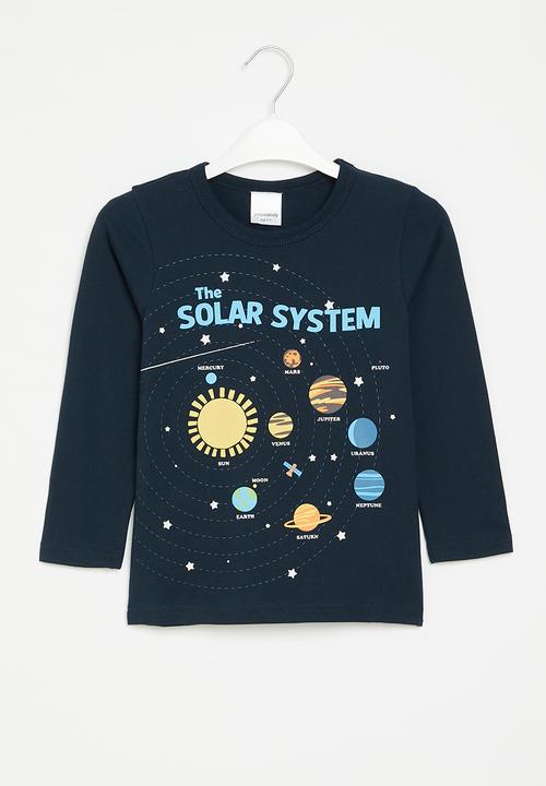 Pop Candy - Boys space tee - navy