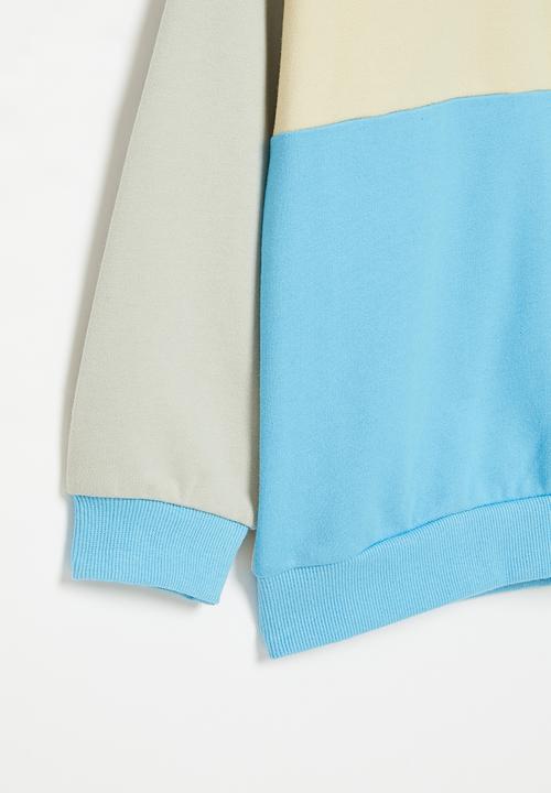 Pop Candy - Colourblock dino sweatshirt - multi