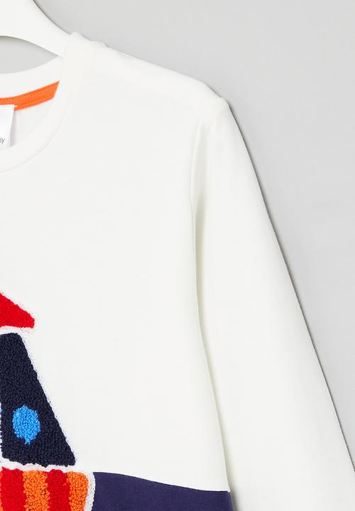 Pop Candy - Boys sweatshirt - blue & white