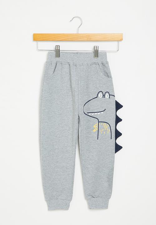 Pop Candy - Dino sweatpants - grey