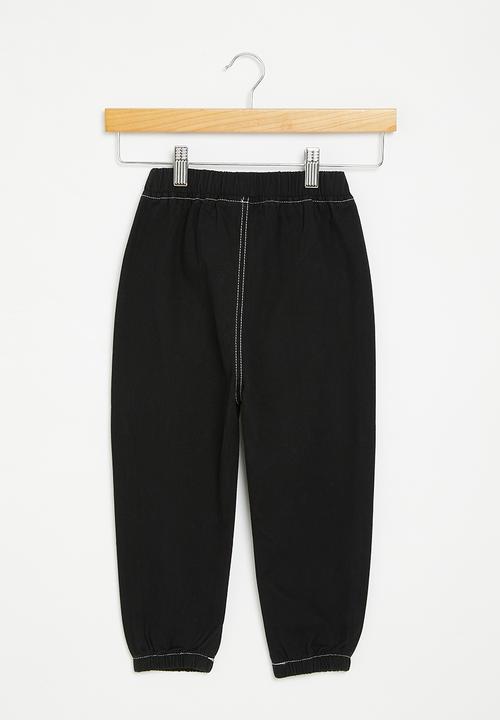Pop Candy - Cuffed pants - black