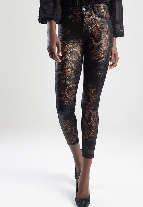SISSY BOY - Bronze babe: axel skinny with snake print - multi
