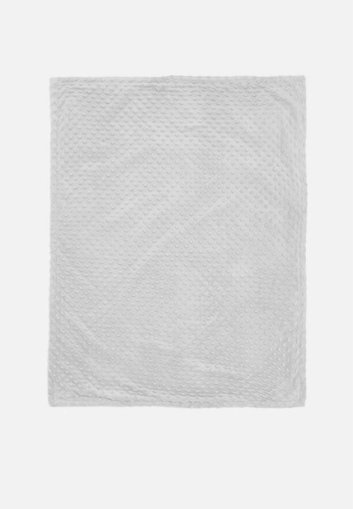 Pop Candy - Baby printed blanket - white & grey