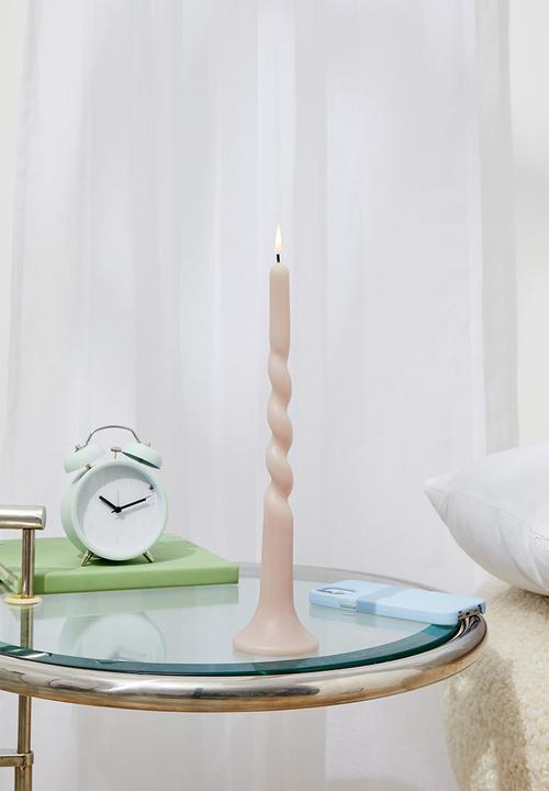 Typo - In a twist candle - warm grey twist