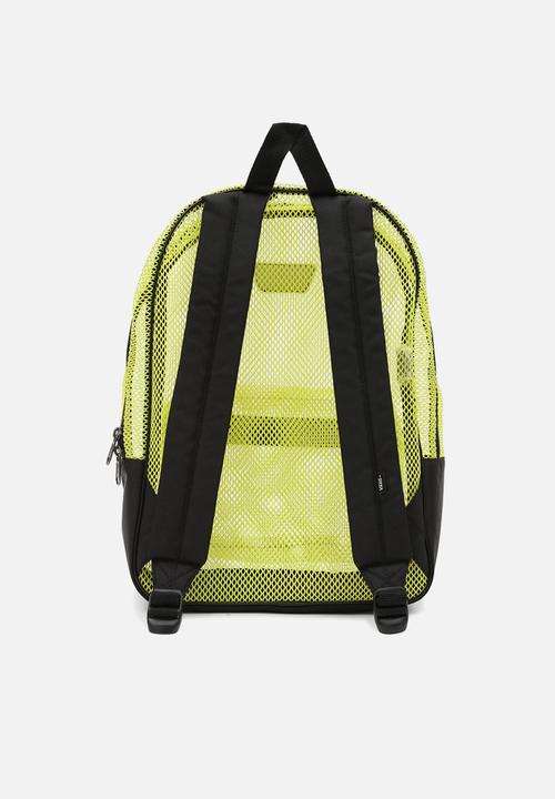 Vans - Mesh new skool backpack - yellow & black