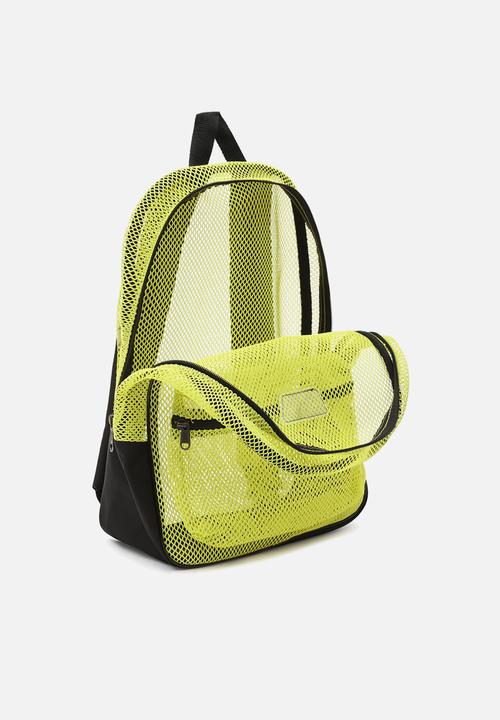 Vans - Mesh new skool backpack - yellow & black