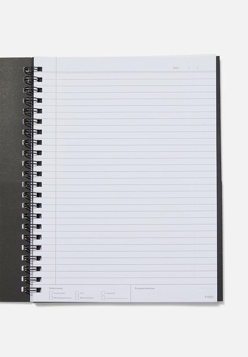 Typo - A4 campus notebook - its okay solarised