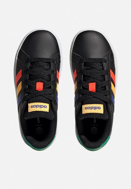 adidas Performance - Grand court 2.0 k - core black/lucid blue/court green