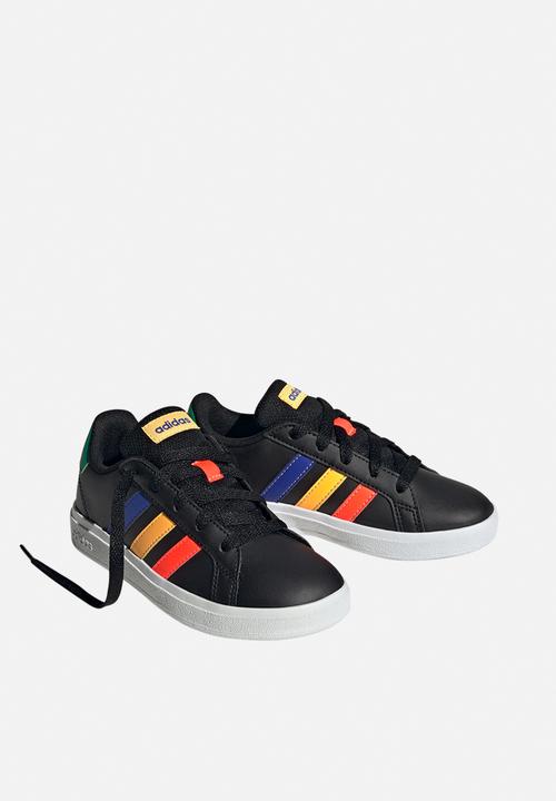 adidas Performance - Grand court 2.0 k - core black/lucid blue/court green