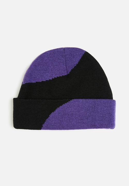 Superbalist - Erica beanie - purple & black