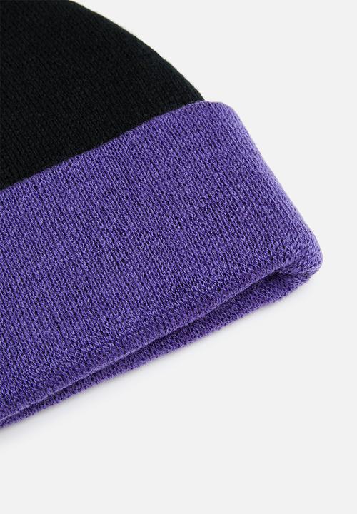 Superbalist - Erica beanie - purple & black