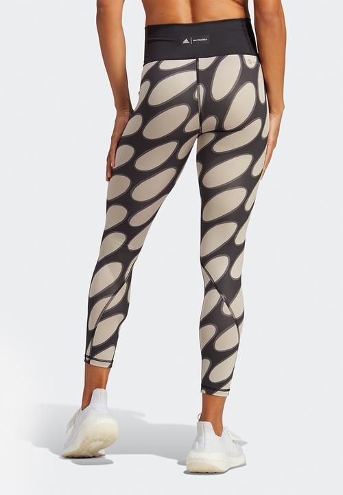 adidas Performance - W Marimekko Optime 7/8 tights - black & light brown