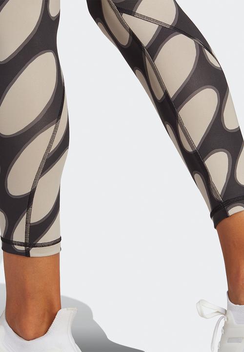 adidas Performance - W Marimekko Optime 7/8 tights - black & light brown