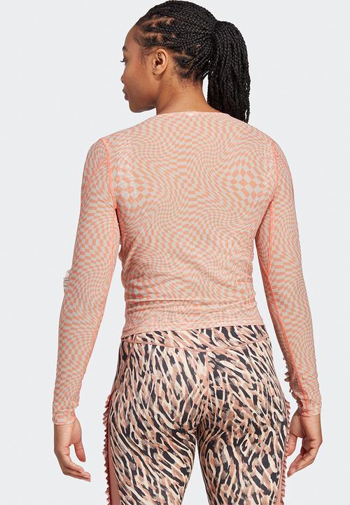adidas Performance - Yoga st aop long sleeve - clay strata