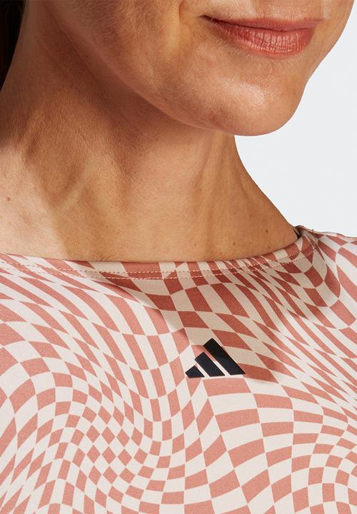adidas Performance - Yoga st aop tank - clay strata