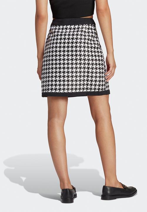 adidas Originals - Vichy skirt - black & white