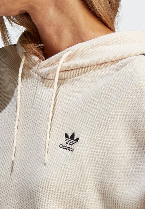 adidas Originals - Cropped hoodie - wonder white