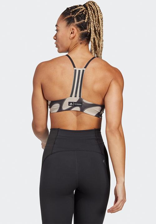adidas Performance - W Marimekko aeroimpact light support bra - black & light brown