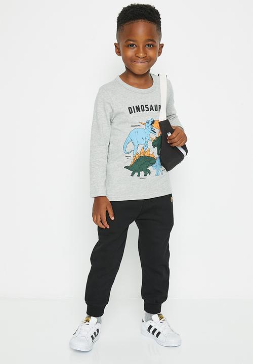 Pop Candy - Dino tee - grey