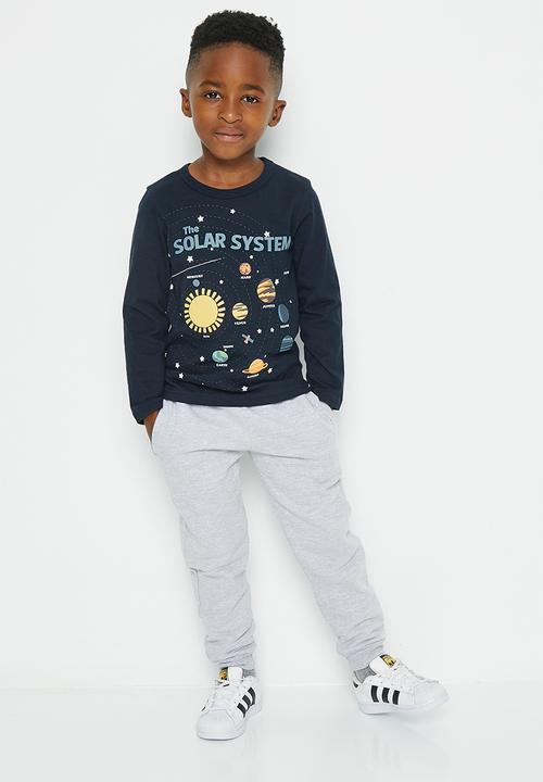 Pop Candy - Boys space tee - navy