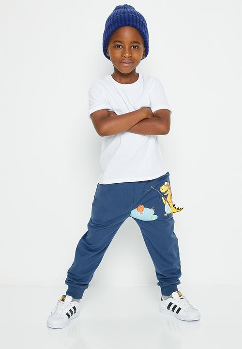 Pop Candy - Dino sweatpants - blue