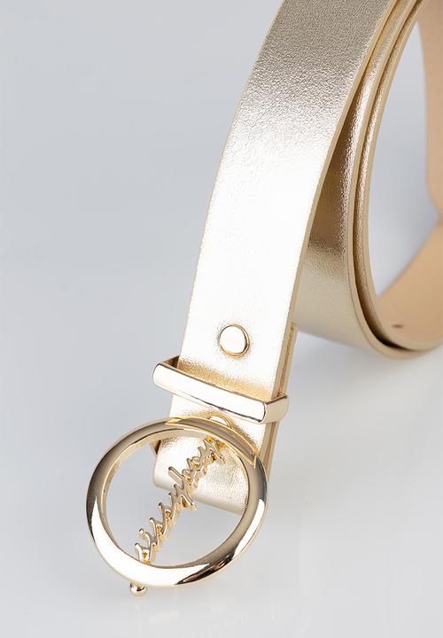 SISSY BOY - Circular sissyboy belt - gold