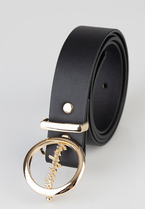 SISSY BOY - Circular sissyboy belt - black