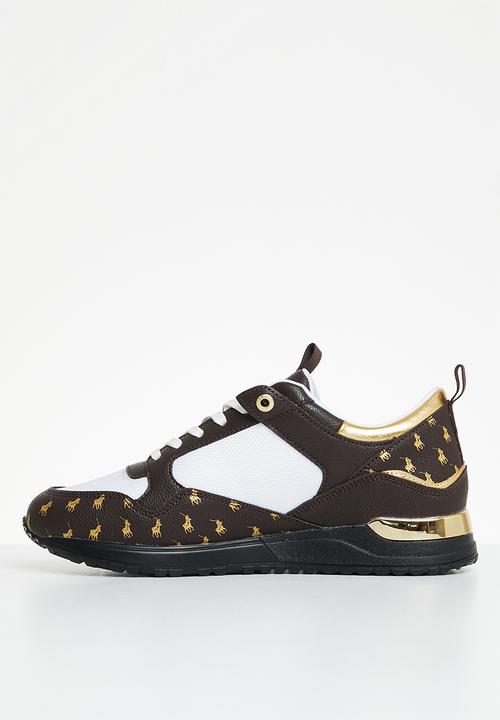 POLO - Chunky monogram runner - brown