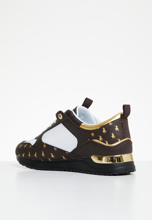 POLO - Chunky monogram runner - brown