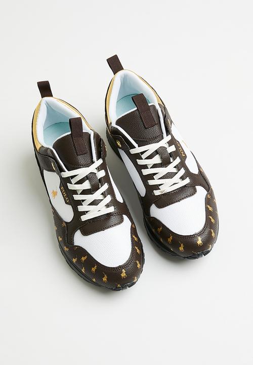 POLO - Chunky monogram runner - brown