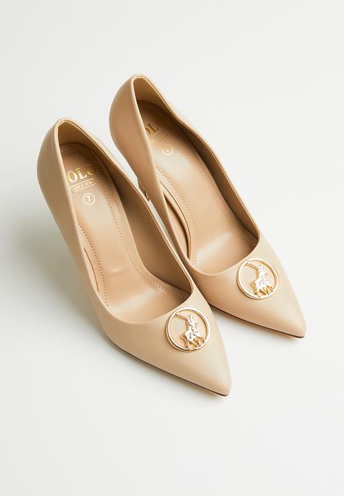 POLO - Circle pony trim pump - cream