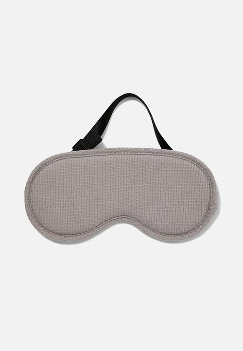 Typo - urban eye mask - grey waffle