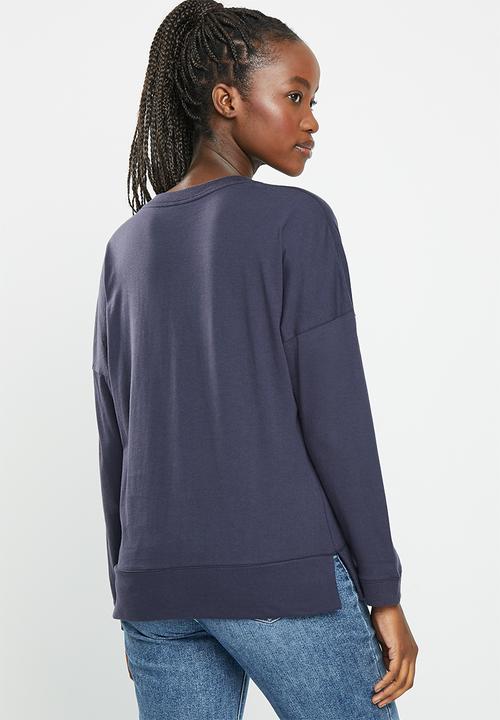 Fox - Detonate long sleeve - deep colbalt