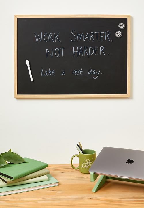 Typo - A2 dry erase magnetic board - black