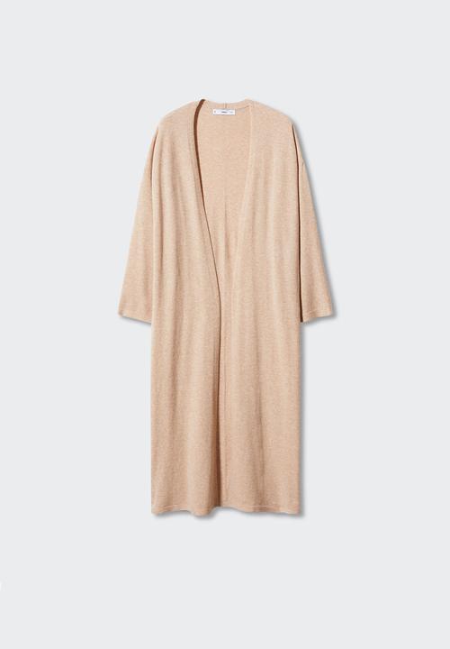 MANGO - Cardigan port - medium brown