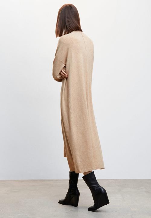 MANGO - Cardigan port - medium brown
