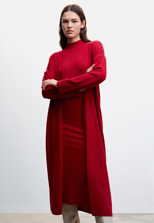 MANGO - Cardigan port - red