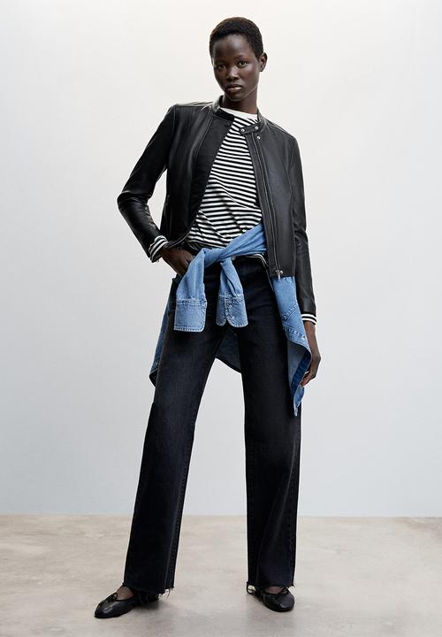 MANGO - Jacket felipa22 - black