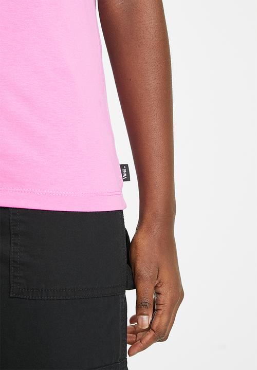 Vans - Wm flying v crew tee - cyclamen