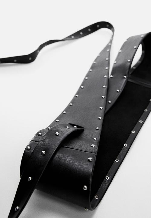 MANGO - Belt rellum - black