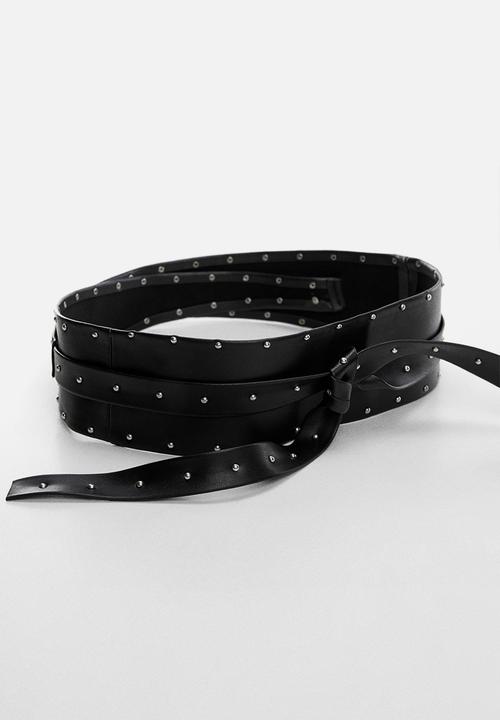 MANGO - Belt rellum - black