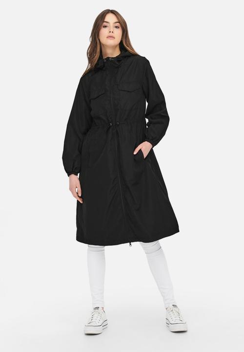 Jacqueline de Yong - Inca long hood jacket - black