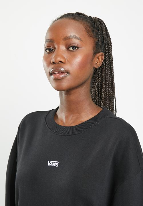 Vans - Flying v os ft long sleeve crew - black
