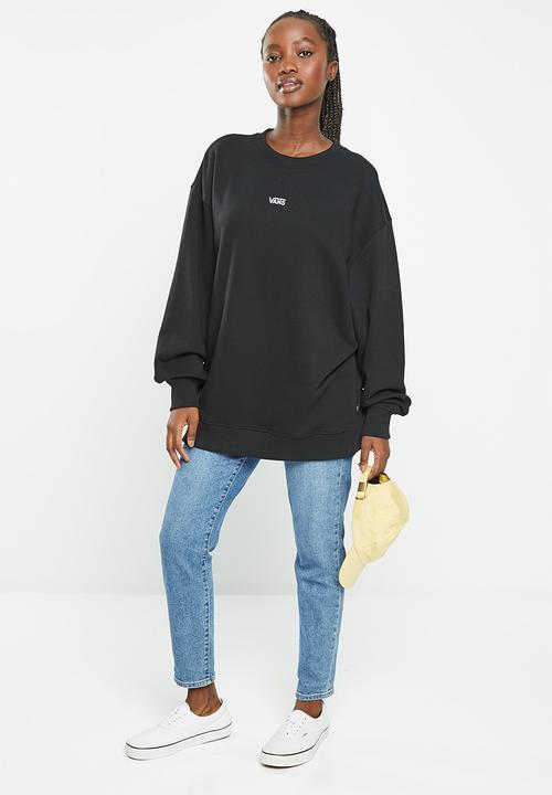 Vans - Flying v os ft long sleeve crew - black