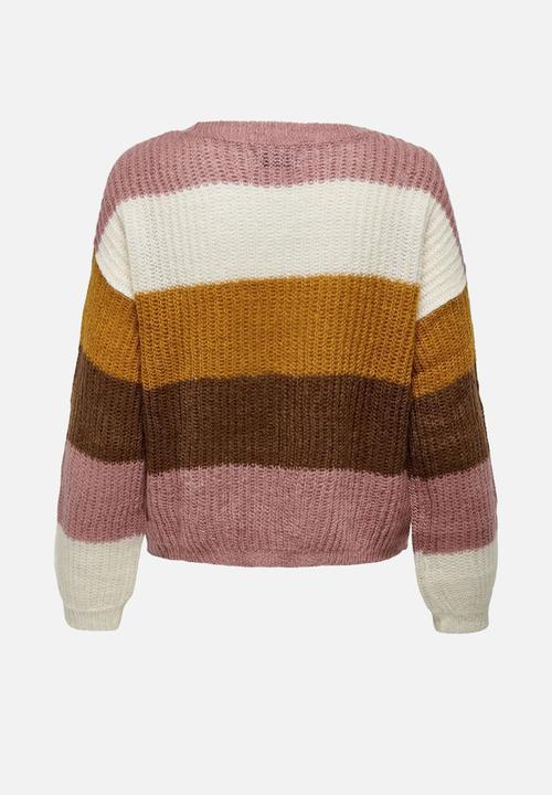 Jacqueline de Yong - Badut long sleeve pullover - nostalgia rose