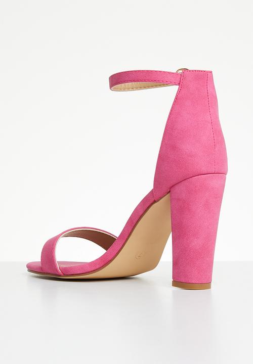 Superbalist - Esme anklestrap block heel - pink