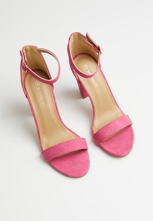 Superbalist - Esme anklestrap block heel - pink