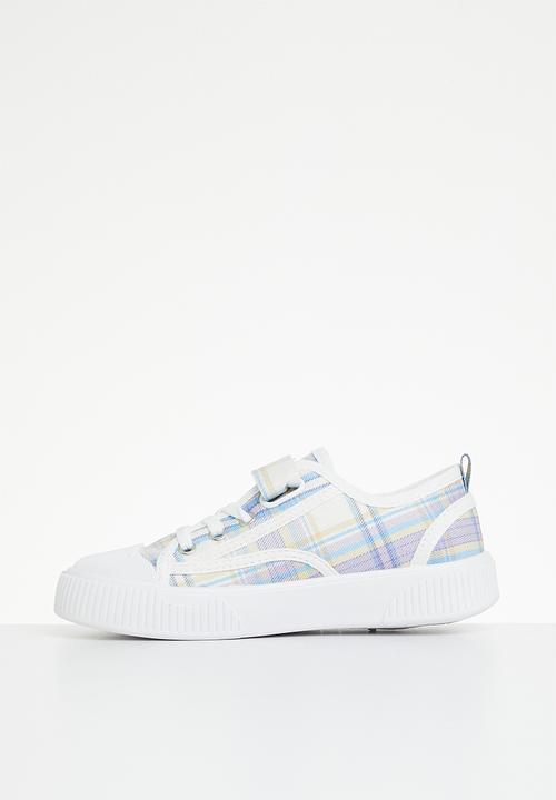 Pop Candy - Girls check sneaker - multi