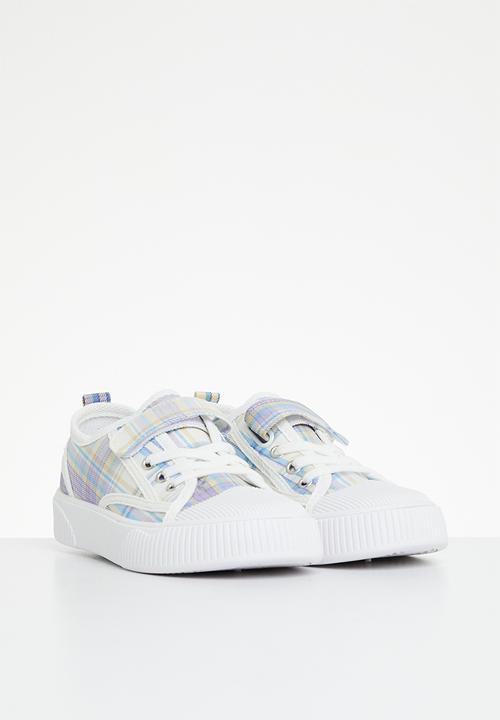 Pop Candy - Girls check sneaker - multi